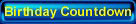 Birthday Countdown